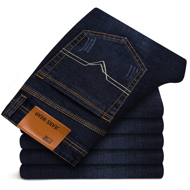 2018 New Spring men's Jeans Classic Jean Slim Pants Skinny Youth man Straight Trousers male Cloth Elastic Jeans Tide Fashion Hot