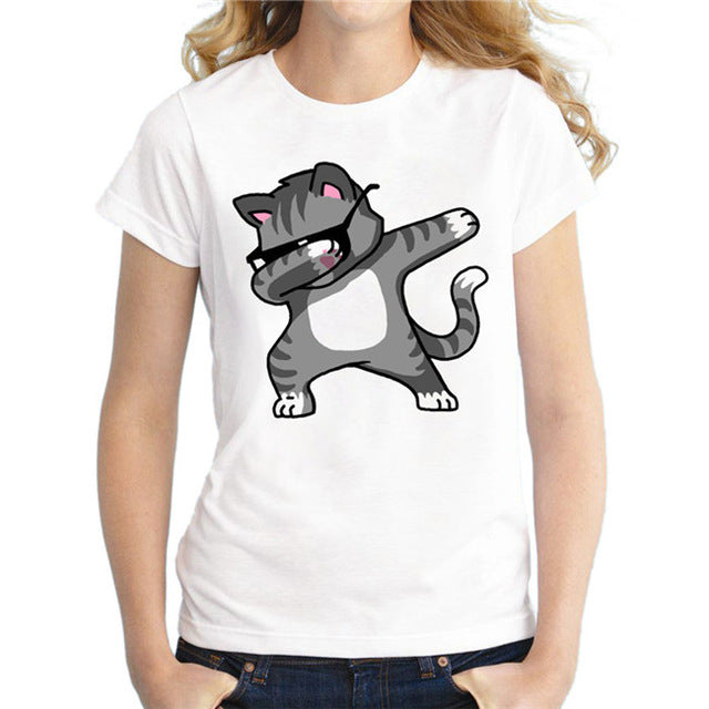 Faroonee Unicorn t-shirt Female 2018 Spring Summer Woman Fashion Tops Ladies Tee Shirts Casual Short Sleeve T-shirt Tops Tees 4X