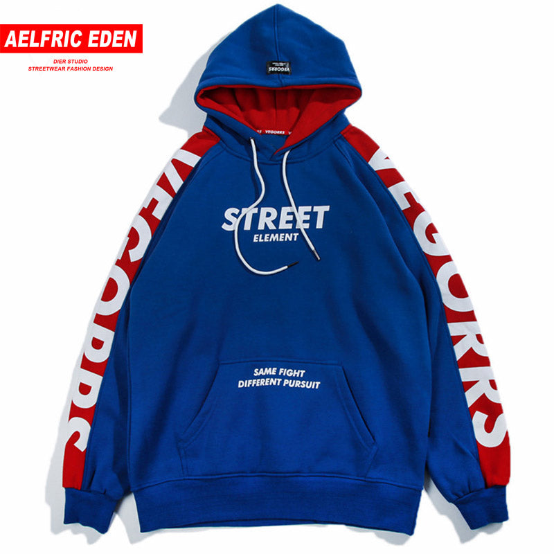 Hoodie Sweatshirt Side Letter Printing - VE07