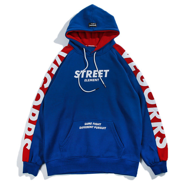 Hoodie Sweatshirt Side Letter Printing - VE07