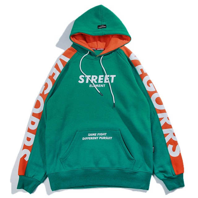Hoodie Sweatshirt Side Letter Printing - VE07