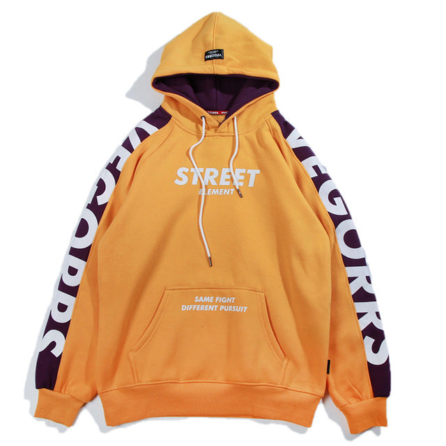 Hoodie Sweatshirt Side Letter Printing - VE07