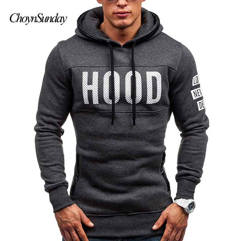 Homens Impresso Com Capuz Casaco Com Capuz Tops Inverno Slim Com Capuz Quente Casaco de Moletom Com Outwear Tops Hoodies Skate