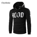 Homens Impresso Com Capuz Casaco Com Capuz Tops Inverno Slim Com Capuz Quente Casaco de Moletom Com Outwear Tops Hoodies Skate