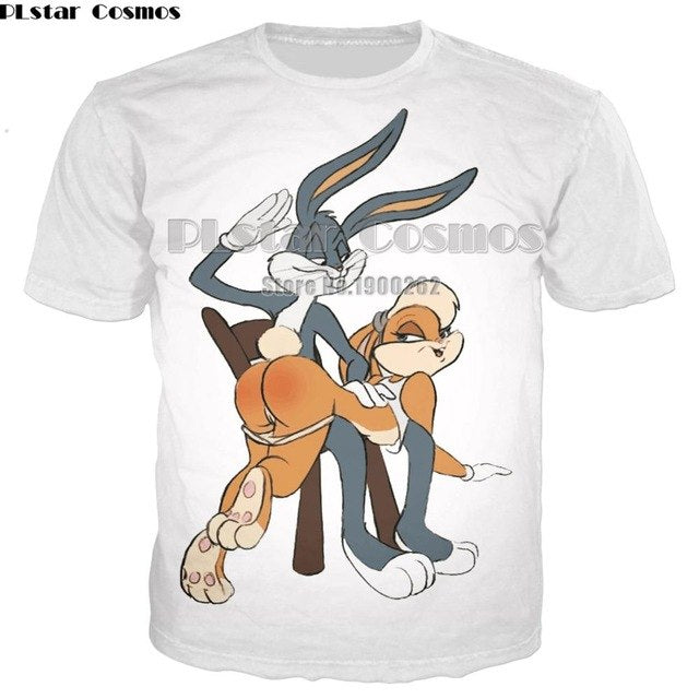 PLstar Cosmos men women harajuku hoody Bugs Bunny/Pokemon/Teddy Bear print 3d sweatshirt hoodies outdoors S-5XL Drop Shipping